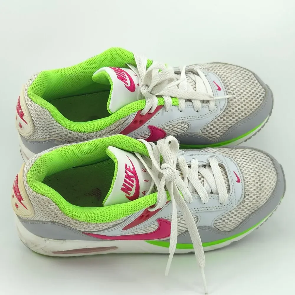 Nike Air Max Correlate Women's Size 7 511417-163 White Fireberry Lime Green